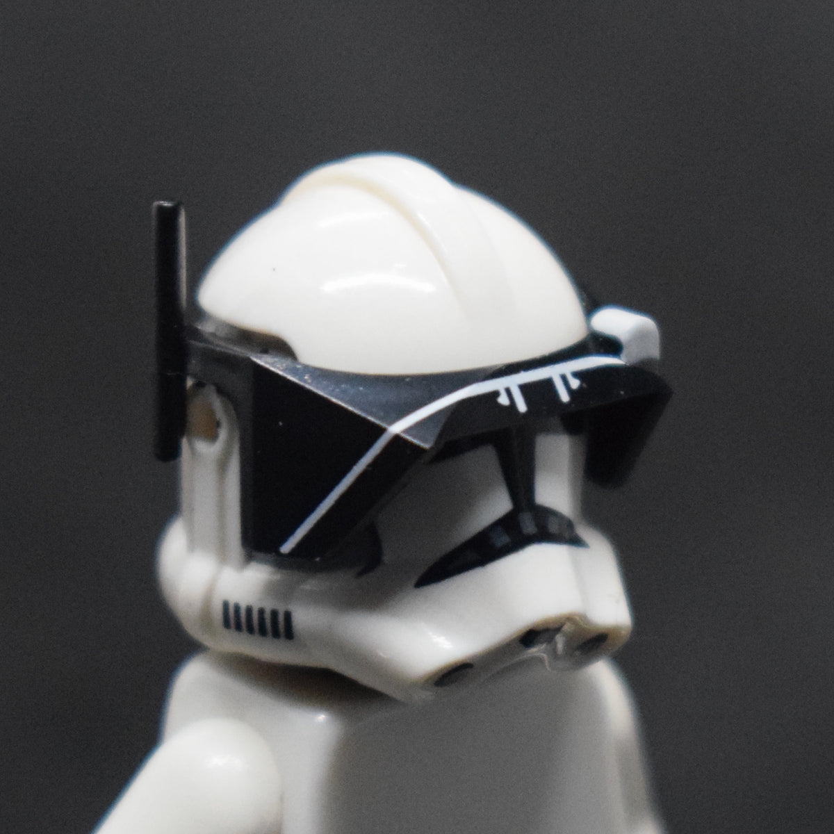 CloneArmyCustoms Detail White Print Black Visor
