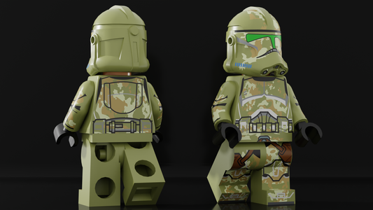 SandstormCustoms RP2 Kashyyyk Trooper Figure PREORDER (Pad Printed)