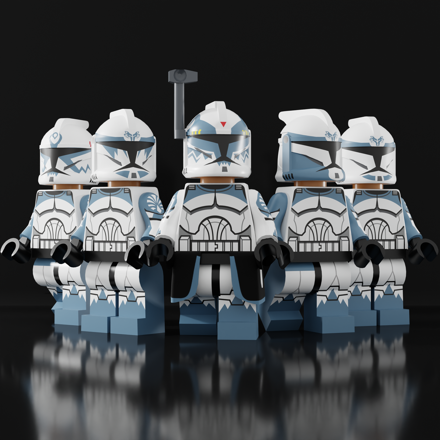SandstormCustoms Wolfpack Figure Bundle PREORDER (Pad Printed)