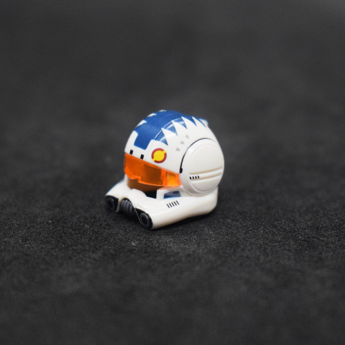CloneArmyCustoms ARC Pilot Tigershark Orange Visor Helmet (Pad Printed)
