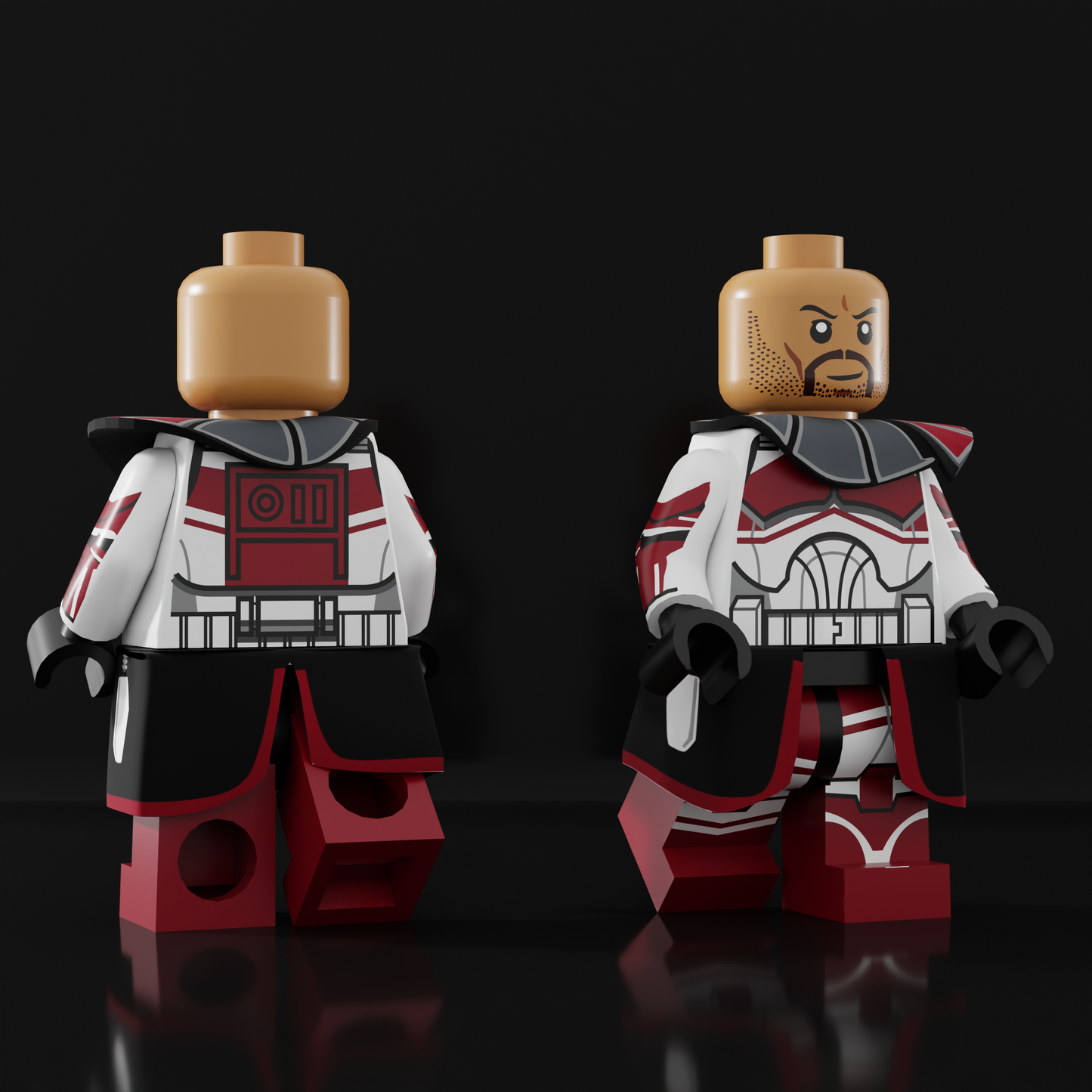SandstormCustoms AP1 Captain Keeli Figure PREORDER (Pad Printed)