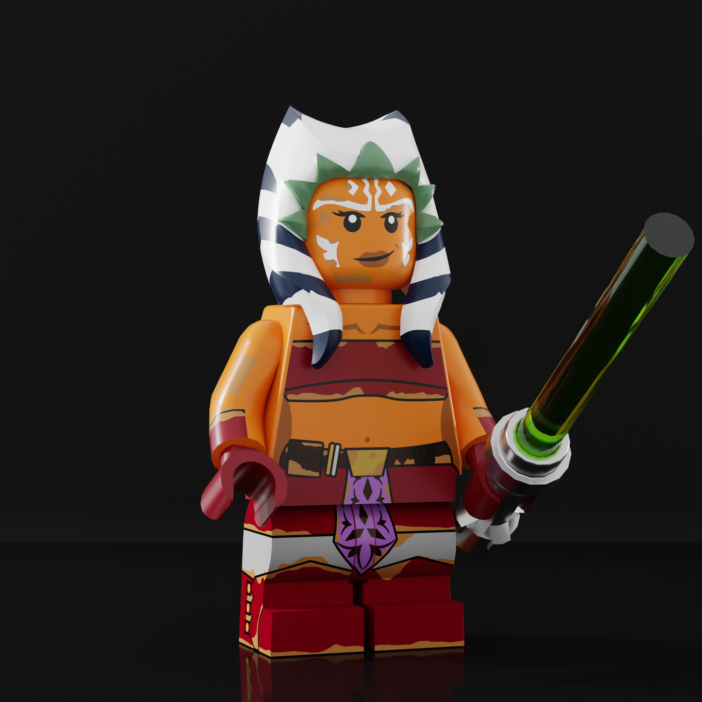 SandstormCustoms Geonosis Ahoska Figure PREORDER (Pad Printed)