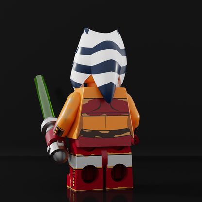 SandstormCustoms Geonosis Ahoska Figure PREORDER (Pad Printed)