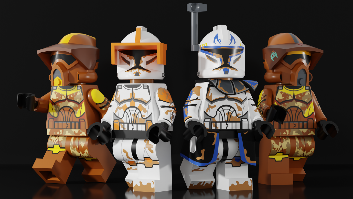 SandstormCustoms Geonosis Figure Bundle PREORDER (Pad Printed)