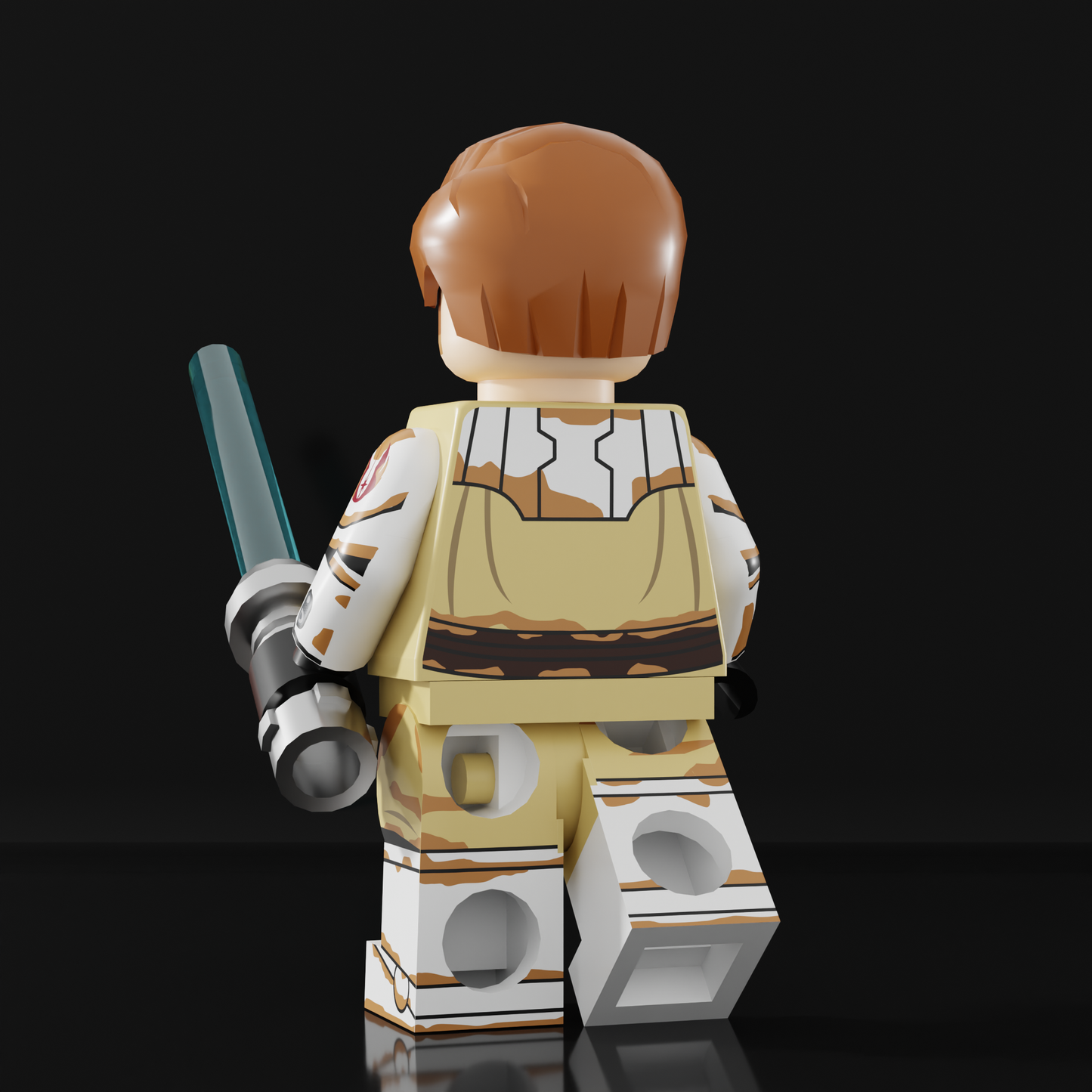 SandstormCustoms Geonosis Obi-Wan Figure PREORDER (Pad Printed)