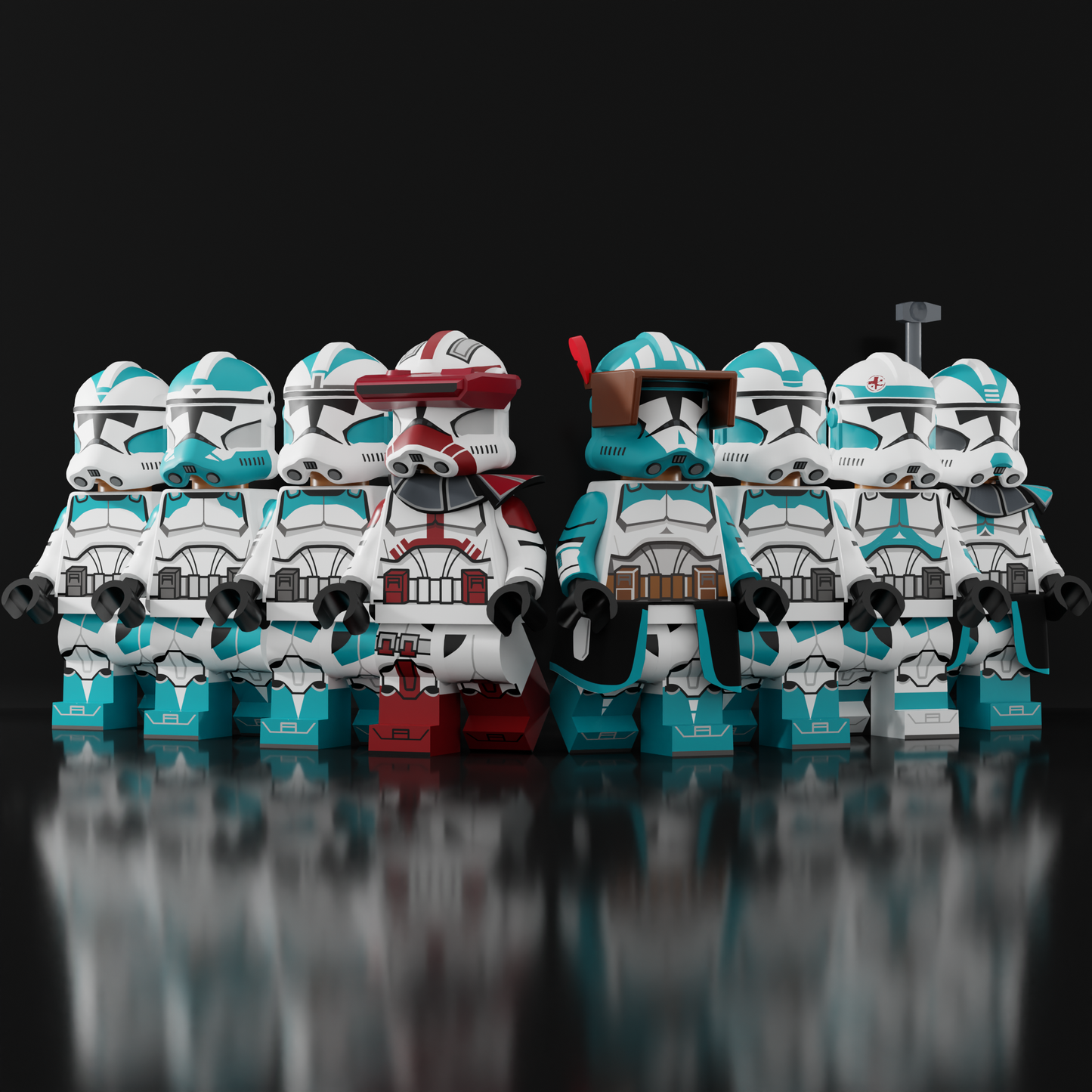 SandstormCustoms 2020P2 Tukk Legion XXL Figure Bundle PREORDER (Pad Printed)