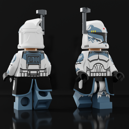 SandstormCustoms AP1 Commander Wolffe Figure PREORDER (Pad Printed)